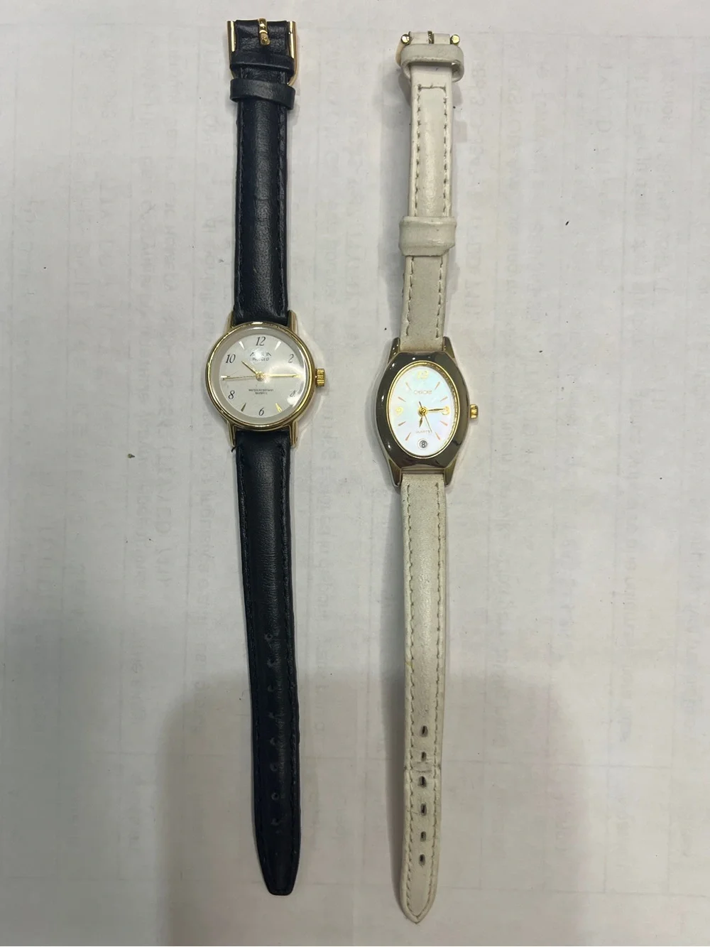 Cherokee and Acqua Woman watches